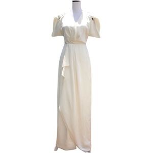 J Crew Adrianne Ruffle Wedding Dress Size 2